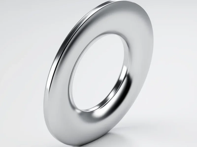 Parlak Gümüş Halka - Paslanmaz Çelik