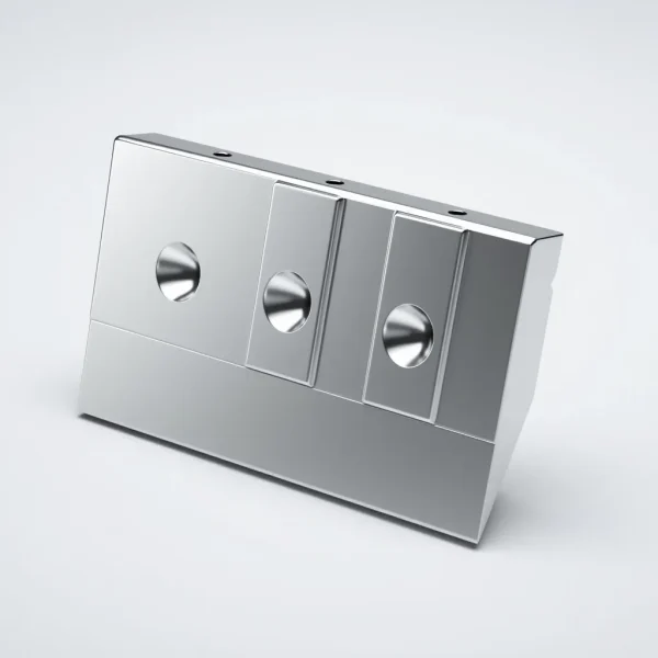 Üç Bölmeli Endüstriyel Kesici Blok (Geri Dönüşüm Bıçakları İçin)