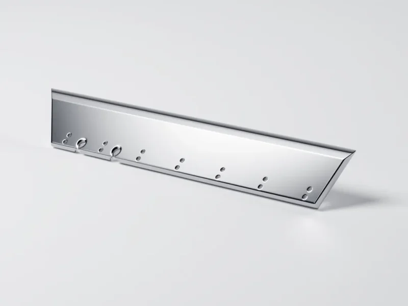 Geri donusum icin uzun kesici plaka – montaj delikli bıçak plakası