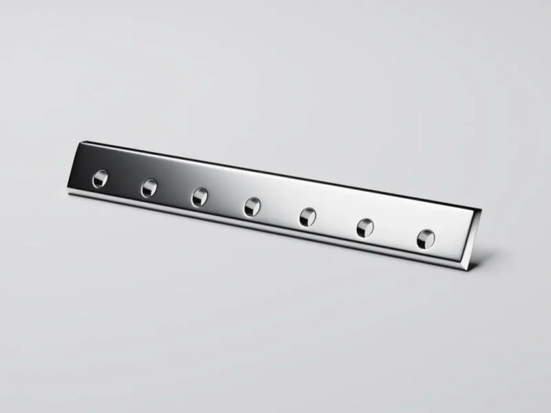 Altı Delikli Endüstriyel Kesici Bıçak - Paslanmaz Çelik