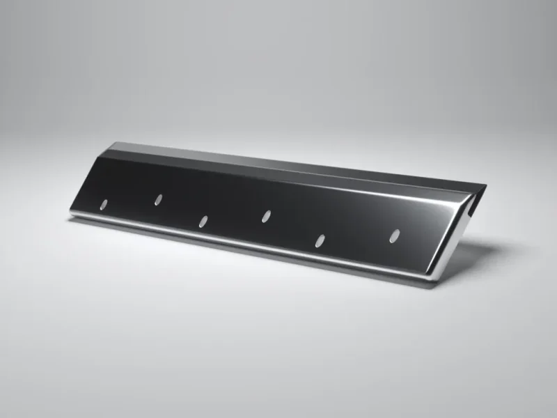 Endüstriyel Kesici Bıçak - Montaj Delikli Geri Dönüşüm Bıçağı